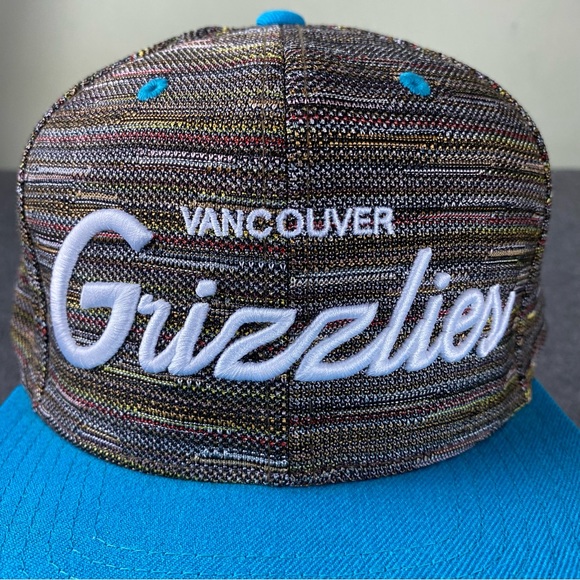 Mitchell & Ness Vancouver Grizzlies NBA Basketball Snapback Hat Multicoloured - Picture 9 of 10